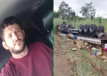 Caminhoneiro paraibano morre em acidente enquanto trafegava a Campina Grande