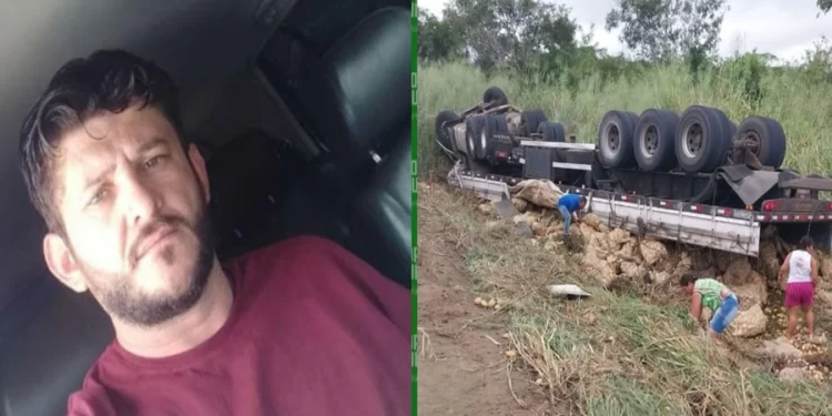 Caminhoneiro paraibano morre em acidente enquanto trafegava a Campina Grande